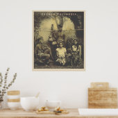  Frans-Polynesië reisposter Poster (Keuken)