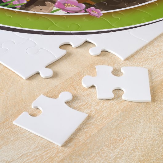 Frans-Polynesië reizen logo. Legpuzzel (Zijkant)