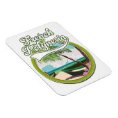 Frans-Polynesië reizen logo. Magneet (Rechterzijde)