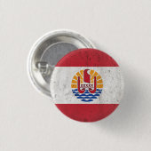 Frans-Polynesië Ronde Button 3,2 Cm (Voorkant /achterkant)