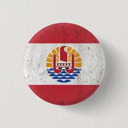 Frans-Polynesië Ronde Button 3,2 Cm (Voorkant)