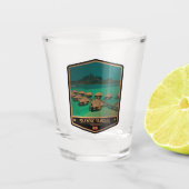 Frans-Polynesië Shot Glas (Voorkant)
