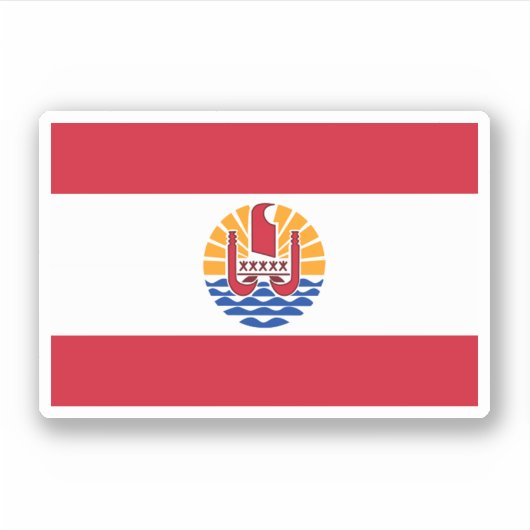 Frans-Polynesië Sticker (Voorkant)