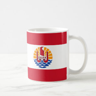 Frans-Polynesië Vlag Keramische Koffie Mok