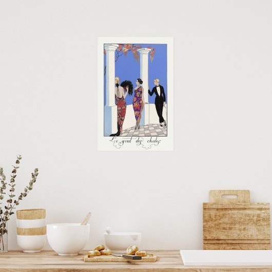  Frans portret Poster (Keuken)