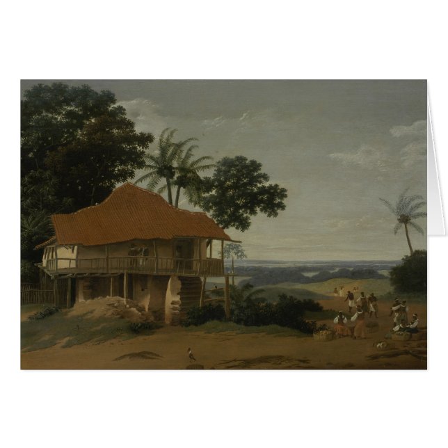 Frans Post: Braziliaans landschap (blanco binnenin (Voorkant Horizontaal)