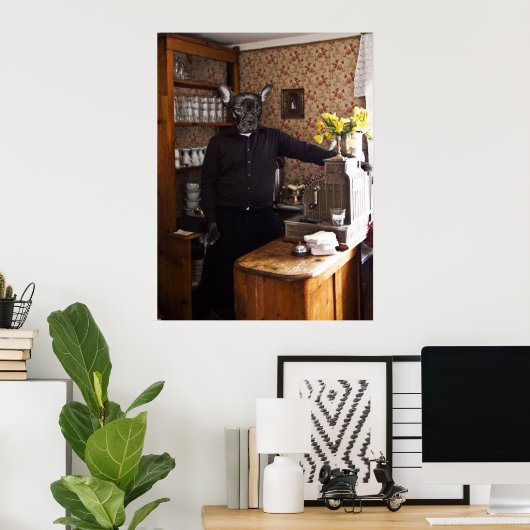 Frans poster (Thuiskantoor)