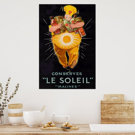  Frans Poster afdrukken (Keuken)