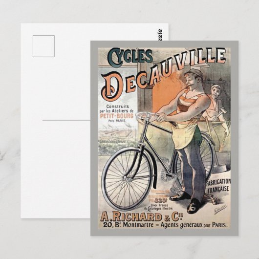  Frans Poster Briefkaart (Voorkant / Achterkant)