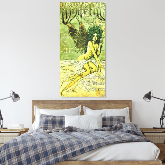 Frans Poster c1885 Canvas Afdruk (Insitu (Slaapkamer))