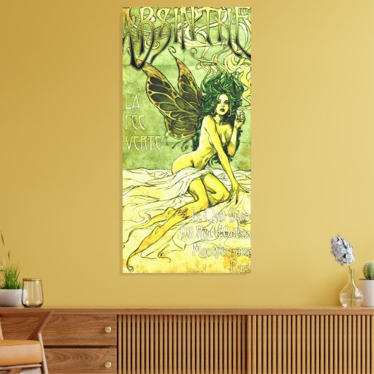 Frans Poster c1885 Canvas Afdruk (Insitu (Woonkamer))