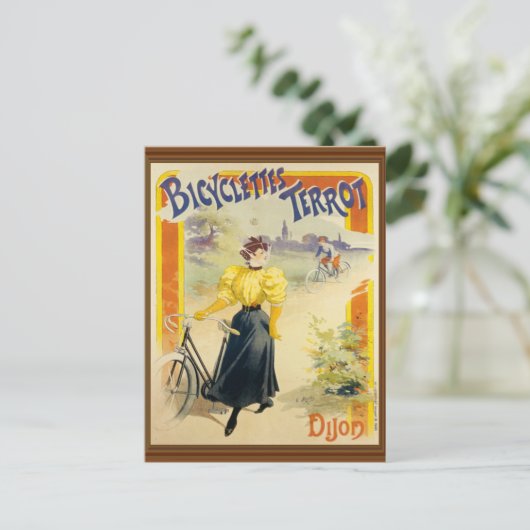 Frans Poster Faux Lijst Briefkaart (Staand voorkant)