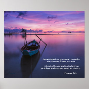 (Frans) Poster ... Psalm 145 Paars Sereen