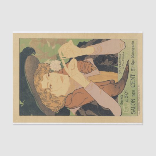 Frans Poster Tissuepapier (Voorkant)