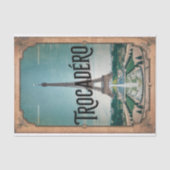  Frans Poster Trocadero 1 Decoupage Papier (Voorkant)