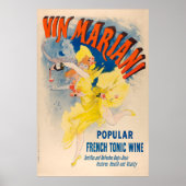 Frans Poster: Vin Mariani, Franse tonijnwijn Poster (Voorkant)