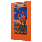 Frans Poster voor de promotie van luchtvaartmaatsc Klembord (Links)