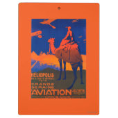 Frans Poster voor de promotie van luchtvaartmaatsc Klembord (Achterkant)