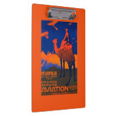 Frans Poster voor de promotie van luchtvaartmaatsc Klembord (Rechts)