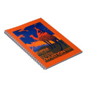 Frans Poster voor de promotie van luchtvaartmaatsc Notitieboek (Rechterzijde)