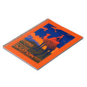 Frans Poster voor de promotie van luchtvaartmaatsc Notitieboek (Linkerzijde)