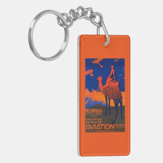 Frans Poster voor de promotie van luchtvaartmaatsc Sleutelhanger (Voorkant Links)