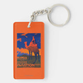 Frans Poster voor de promotie van luchtvaartmaatsc Sleutelhanger (achterkant)