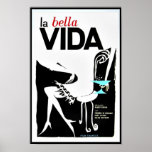 Frans Poster voor filmlikeurreproductie Art Deco<br><div class="desc">Een reproductie van een Cubaans Poster voor een Franse film "Beauful LIFE" La Bella Vida Retro Art Deco poster. Digitaal gerenoveerd om de originele kleuren uit te brengen,  zelfs beter en zo vele onvolkomenheden te bevestigen mogelijk.</div>