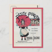 Frans poster voor kindermuziek Briefkaart (Voorkant / Achterkant)