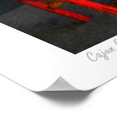 Frans Poster voor kwartfoto's "Cajun Cafe" (Hoek)