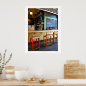 Frans Poster voor kwartfoto's "Cajun Cafe" (Keuken)