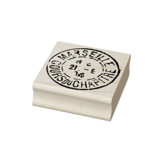  Frans Postmark Marseille Scrapbook Rubberstempel (Stempel)