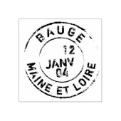  Frans postmerk Maine et Loire Scrapbook R Rubberstempel (Afrduk)