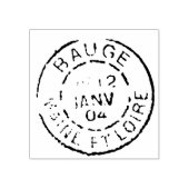 Frans postmerk Maine et Loire Scrapbook Rubberstempel (Afrduk)