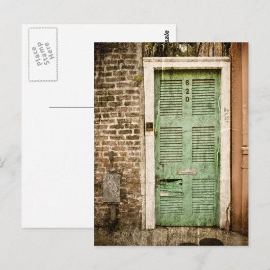 Frans Quarter Doorways Briefkaart (Voorkant / Achterkant)