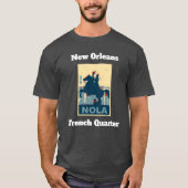 Frans Quarter  Jackson Square Add Text T-shirt (Voorkant)