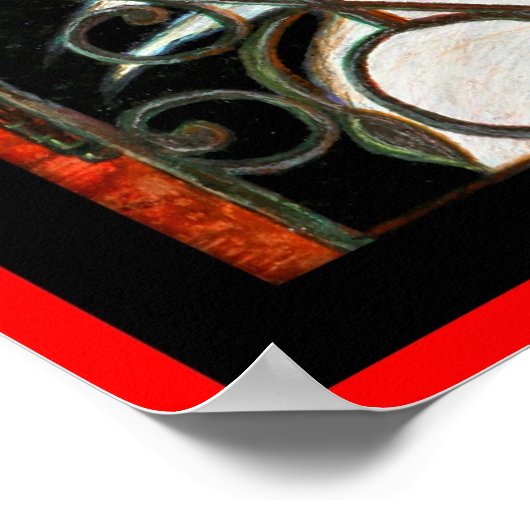 Frans Quarter Jazz Cat Poster (Hoek)