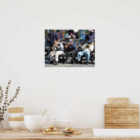 Frans Quarter Jazz Poster (Keuken)