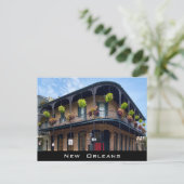 Frans Quarter New Orleans Briefkaart (Staand voorkant)