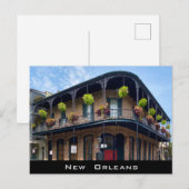 Frans Quarter New Orleans Briefkaart (Voorkant / Achterkant)