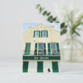 Frans Quarter New Orleans Briefkaart (Staand voorkant)