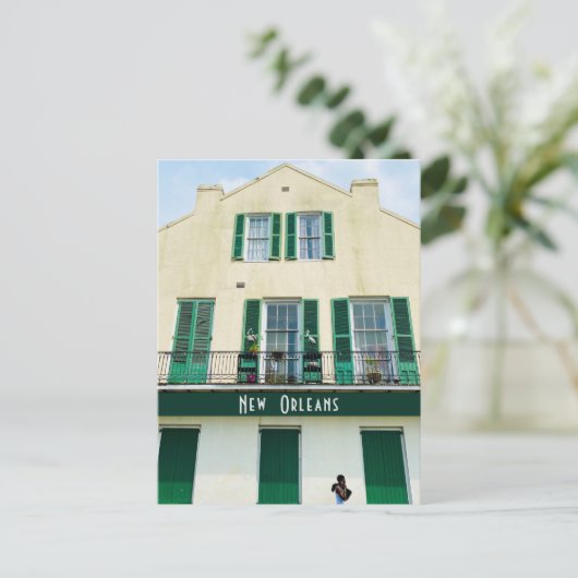 Frans Quarter New Orleans Briefkaart (Staand voorkant)