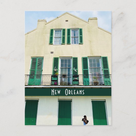 Frans Quarter New Orleans Briefkaart (Voorkant)