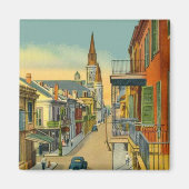 Frans Quarter New Orleans Magneet (Voorkant)