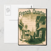 Frans Quarter, Orleans Briefkaart (Voorkant / Achterkant)
