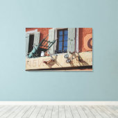 frans raam kunst canvas print (Insitu (Houten vloer))