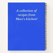 Frans receptenboek Notitieboek (Achterkant)