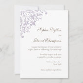 Frans Regent Paars Fleur de Lis Pattern Kaart (Voorkant)