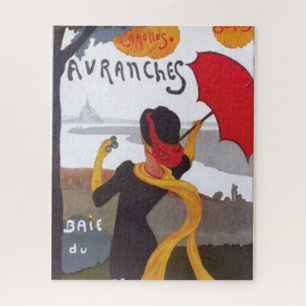  Frans reisblad ad 1910 Illustration Old Legpuzzel
