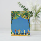  Frans reisbureau Cote D'Azur Briefkaart (Staand voorkant)